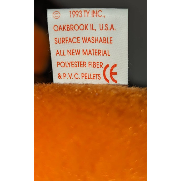 Vintage Ty Beanie Babies Goldie the Fish New Mint PVC Pellets Tag Protector - Picture 5 of 5